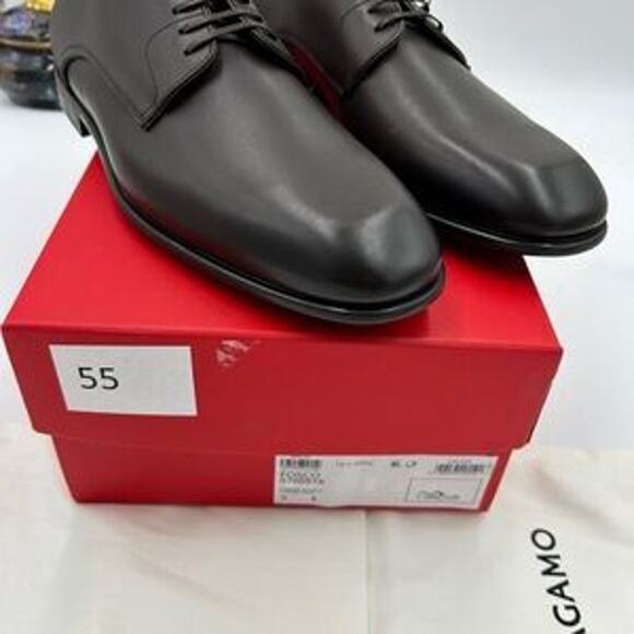 Men's Salvatore Ferragamo Fosco Leather Oxford's size 9E made in Italy - Picture 10 of 12